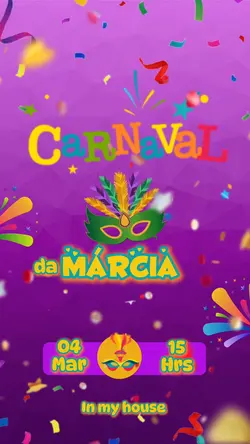 Convite carnaval