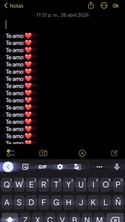 te amo 