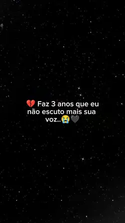Não escuto sua voz