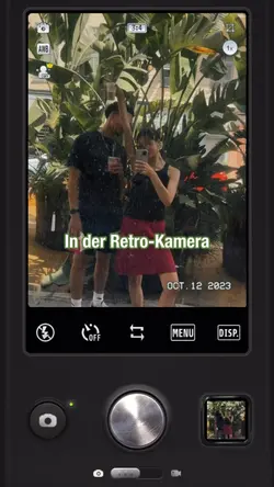 In der Retro-Kamera📷