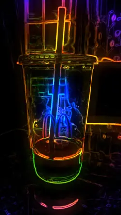 Glowing cup