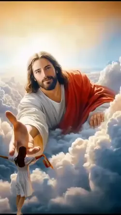Jusus me abraçando 
