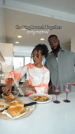 Cooking brunch 