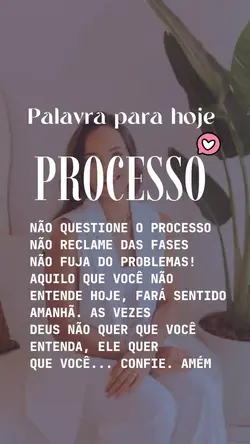 PALAVRA PARA HOJE 