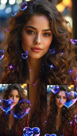 Bubble hearts