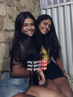 minha garota!💗👯‍♀️