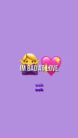 bad at love..💔
