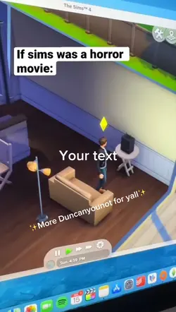 Sims horror meme