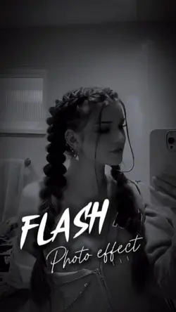 flash effect photo