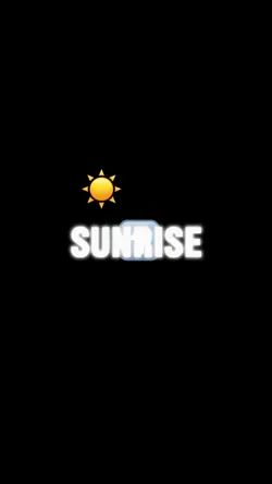 Sunrise ☀️