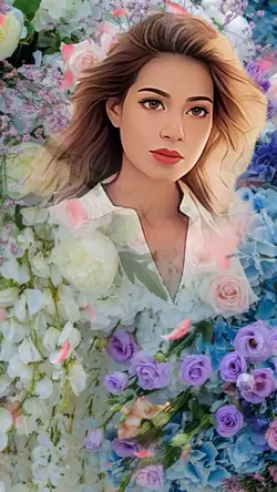 Amid the flowers