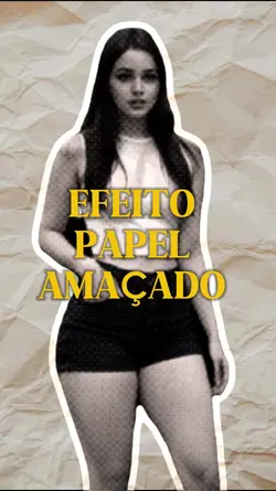 efeito papel AMAÇADO