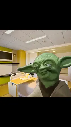 Yelling Yoda
