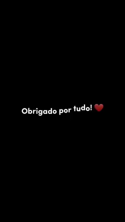 obrigada por tudo