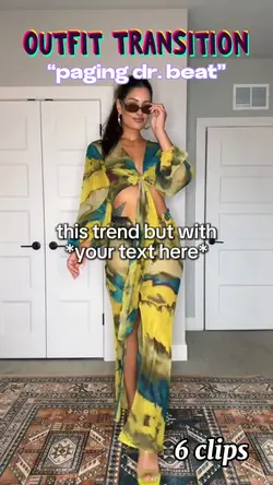 outfit transition 🚨