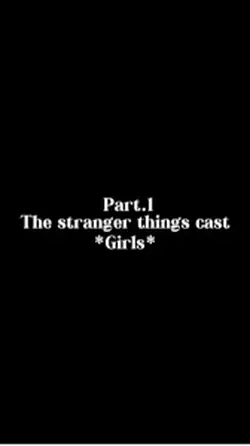 Stranger things cast