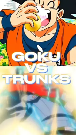 Goku vs Trunks 
