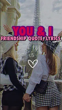You and I <3