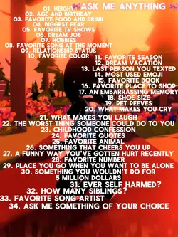 Ask me anything