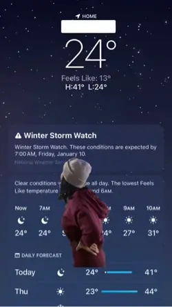 This weather!