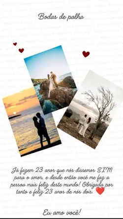 23 anos de casados