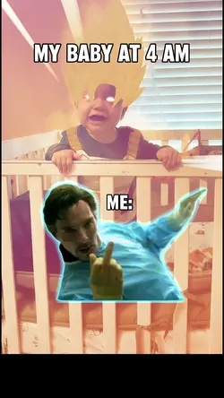 Baby vegeta!No sleep