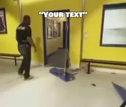 Nice man fixing door