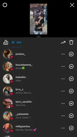 curtidas no story