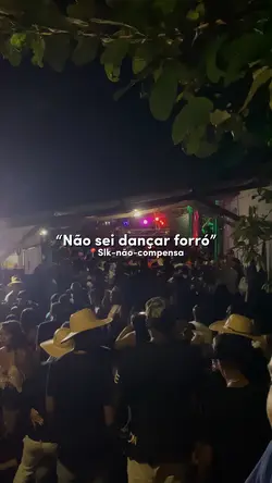 Não sei dançar forró