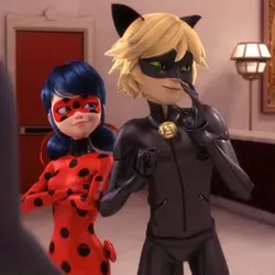 ladybug kiss catnoir