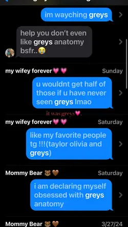 it was greys💗.