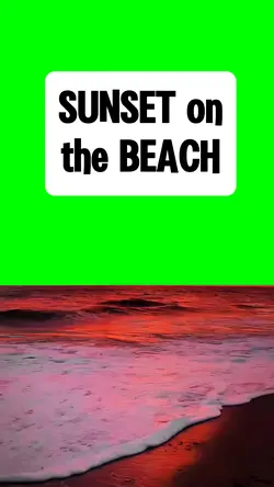 SUNSET on the BEACH