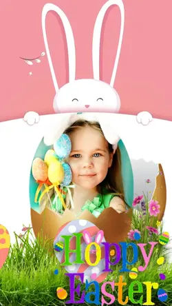 Happy Easter frame