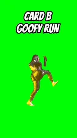 Cardi B running 
