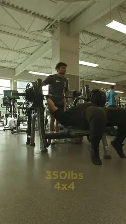 350lbs x 4 