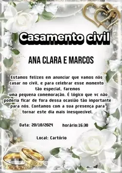 convite casamento