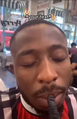 Barber lip prank