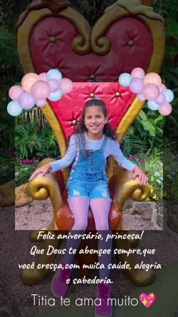 Parabéns princesa 