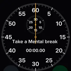 One minute meditatio
