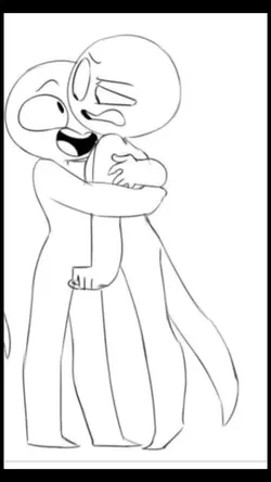 2 friends hugging