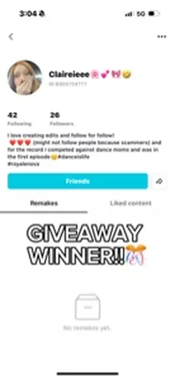 GIVEAWAY WINNER🎊🩷