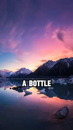 A bottle of water