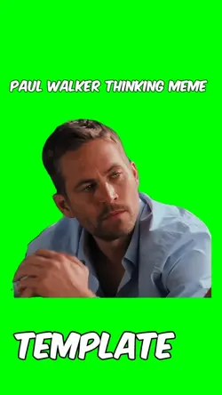 Paul Walker Thinking