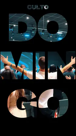 Culto de domingo ✨