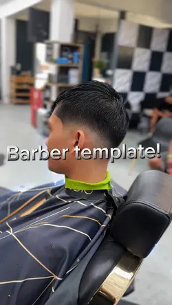 Haircut template 