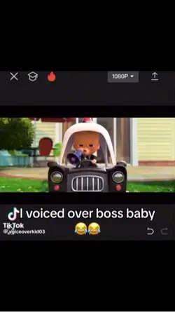 Boss baby voiceover