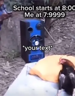 Alarm meme 