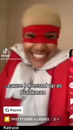 Blank man cosplay