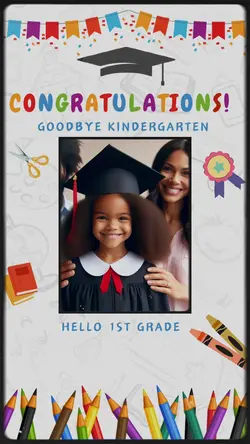 Kindergarten grads