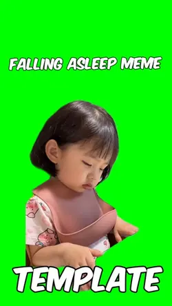Falling asleep meme 